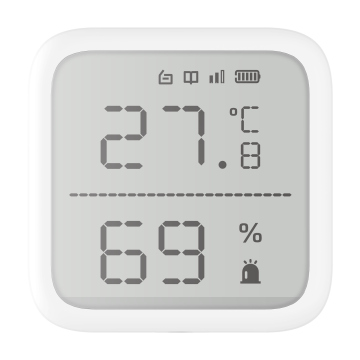 Wireless temperature + humidity meter DS-PDTPH-E-WE