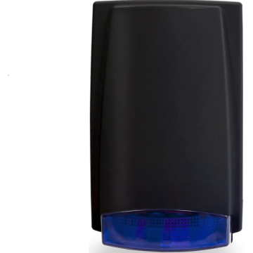 Outdoor Siren MR300 black with blue flash no battery