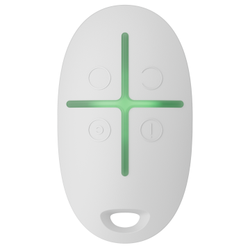 Key fob with a panic button SpaceControl white