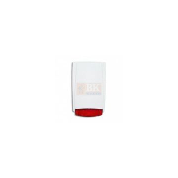 Outdoor Siren MR300 white with red flash no battery