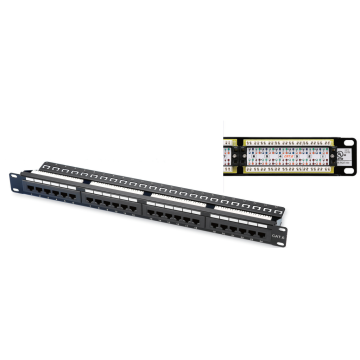 Panel 400800 UTP C6 CAT6 24-port