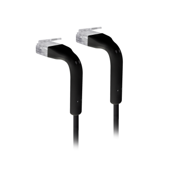 Cable patch U-Cable-Patch-1M-RJ45-BK 3mm 1m RJ45 CAT6 black